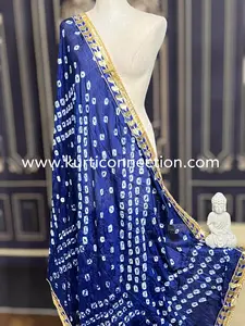 Bandhani silk dupatta
