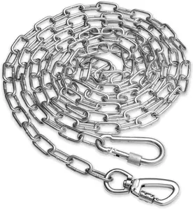 Heavy Duty Dog Chain for Yard-15FT Metal Dog Chain Leash Chew Proof - Durable Design, Strong Bonding, Suitable for Outdoor Use