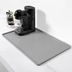 "12x19 Silicone Coffee Mat – Waterproof Heat-Resistant Bar Pad"