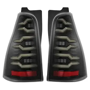 AlphaRex 03-09 Toyota 4Runner LUXX-Series LED Tail Lights Alpha-Black