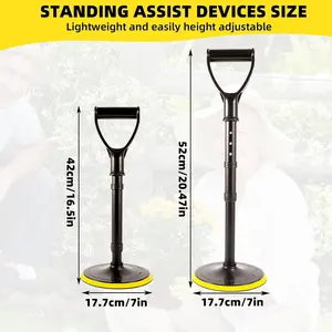 Portable Standing Assist Handle, Helps Seniors Stand Up Safely from Chair/Bed