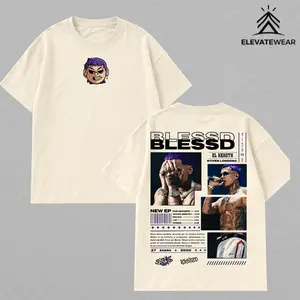 Blessd New EP Graphic T Shirt, Blessd Urban Music Rap Tee, Latin Trap Artist Streetwear Oversized Unisex Cotton Shirt, Hip Hop Fan Merch Gift
