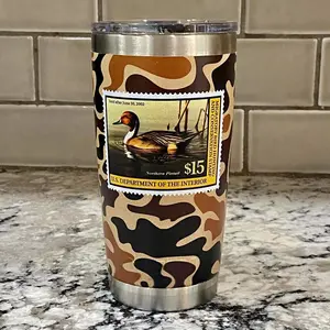 Yeti 20 oz Tumbler Duck Stamp Old Camo 2002 NORTHER PINTAIL