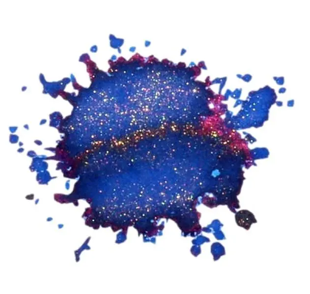 FPR Galaxy Blue Shimmering Fountain Pen Ink, Shake Before Use, with Slight Red Sheen
