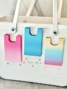 Phone Holder for Bogg, Simply Southern, Simple Modern Bags -  High-Quality Plastic Stand for Any Rubber Tote Bag Fits iPhone 16 Pro Max & Samsung Galaxy Made in USA Durable & Stylish Universal Fit for Beach Shopping Travel