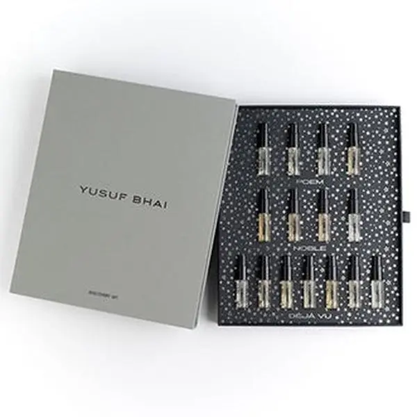 Perfume Discovery Set of 15 x 2ml Vials - Fragrance Sampler for Scent Exploration, Includes Myth, Surreal & Rendezvous, Memoir, Anemoia, Sample Size