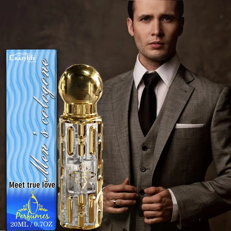 Daily Use Men's Perfume, 1 Count 20ml Long Lasting Cologne Fragrance for Office Dating, Business Scented Perfume, Wooden Scented Perfume for Gift, Scent Cosmetic Cologne, Fragrances And Perfumes