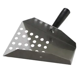 212 MAIN Model 1042 Perforated Large Stainless Steel Speed Popcorn Scoop - Kitchen Utensils, Kitchen Tools for Quick Filling Use