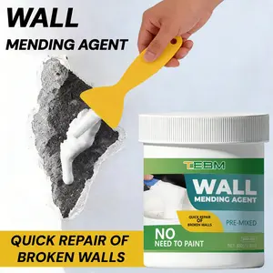 Quick-Dry Wall Repair Compound, DIY Friendly, Ideal for Indoor Decor, Covers Graffiti, Includes Tools, Perfect for Home Wall Repairs