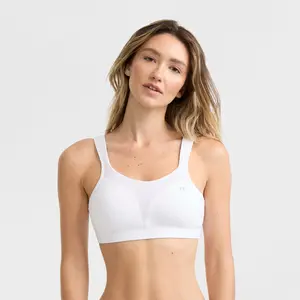Champion Spot Comfort High-Impact Sports Bra, C Logo