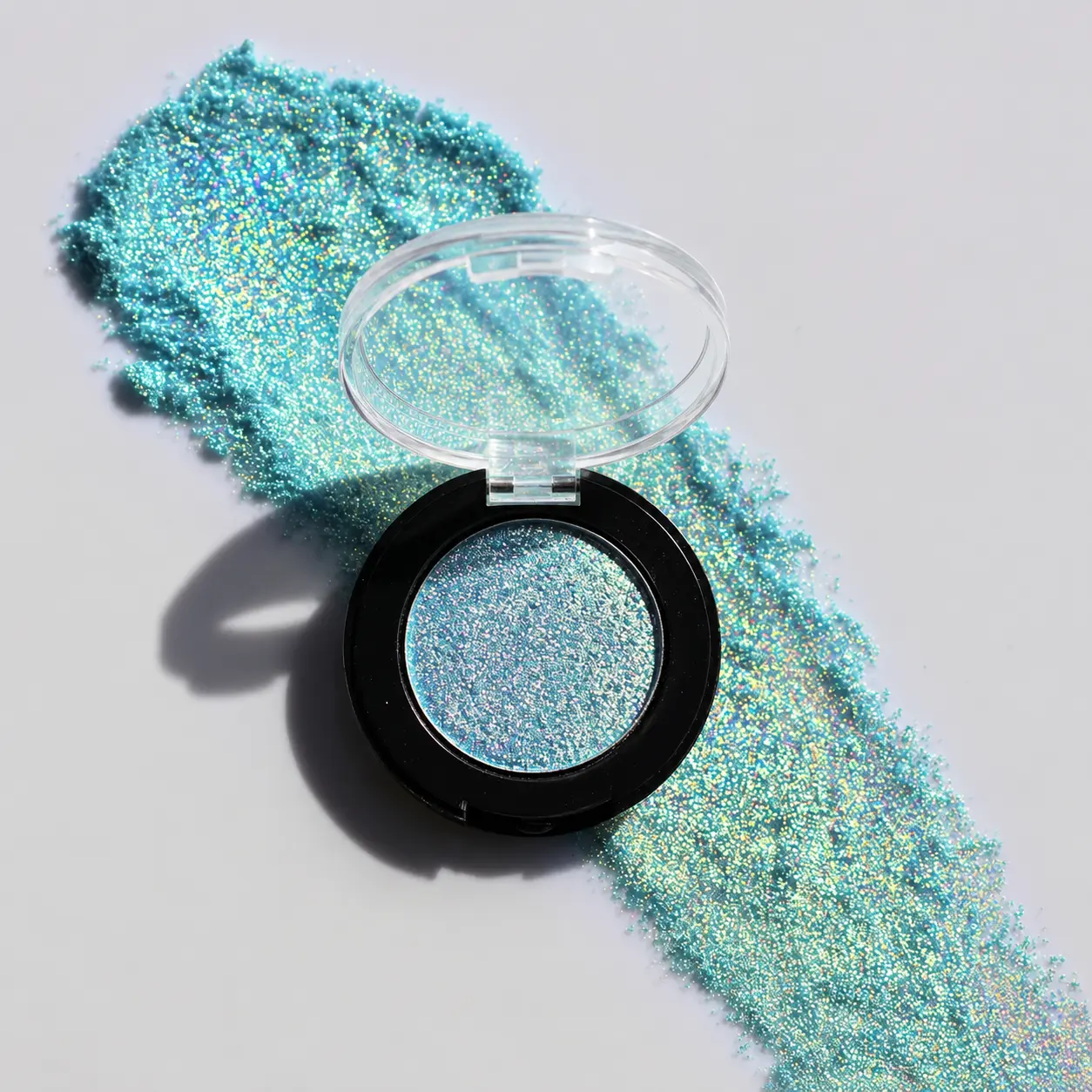 cytoix Frosted Stardust Multichrome Eye Topper, Icy Blue-Green Color Shift Eyeshadow with Chameleonic Bling Effect, Alcohol-Free for Youth & Festival Makeup, Blendable Glitter Gradient, Concerts
