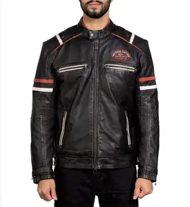 Affliction Men's Faux Leather Jacket Dakota