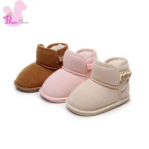 Baby Girls Boys Ankle Boots Non-slip Newborn Winter Snow Shoes Warm Flats Casual Walking Shoes for Toddler Infant Cute(Sheets)