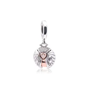 Pandora Club 2022 Ladybird & Heart Dangle Charm 780072C01