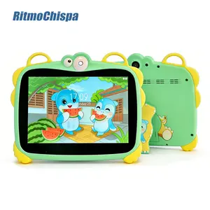 Dinosaur Kids Tablet PC 7 Inch, 32GB Memory, Parental Control Education Tool, Dual Camera, Music Games, 3000mah Battery, Cute Case
