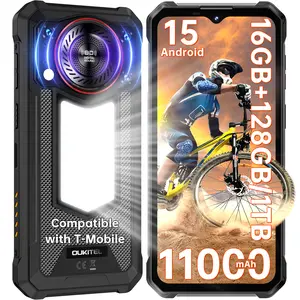OUKITEL WP53S SE Rugged Smartphone Unlocked,16GB+128GB Android 15 Rugged Phone,11000mAh Battery with Camping Light,6.52" FHD+,13MP+8MP IP68/IP69K Waterproof Cell Phone 4G Dual SIM NFC/OTG/Louder Speaker