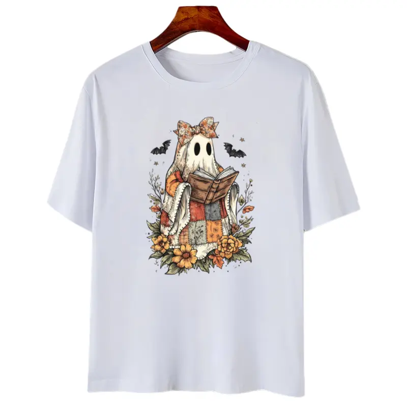 Book Ghost Tee | Haunted Library Shirt | Halloween Book Lover Tee | Spooky Library Graphic Tee | Ghost Bookish Shirt | Fall Reading Shirt | Cute Halloween Tee