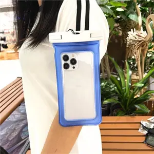 Waterproof Phone Case for Swimming, Touch Screen Phone Armband Bag, Floating Phone Case for Outdoor Swimming, Swimming Accessories