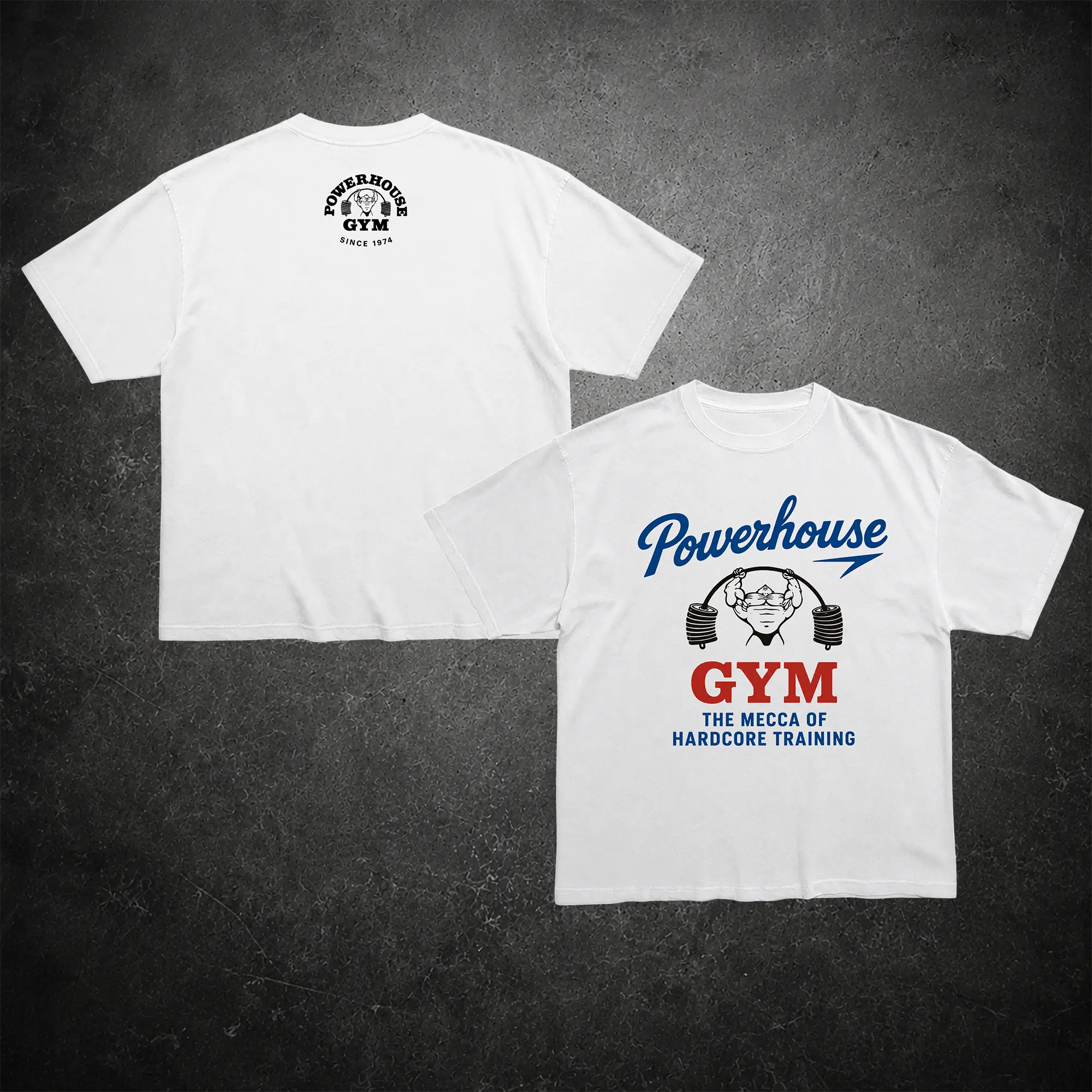 "The Mecca Of Hardcore Training" PowerHouse Gym Shirt, Workout Wear, Gym Shirt, Men's Gym Top, Lifting Essentials, Traning Outfit, Gym Apparel For Men