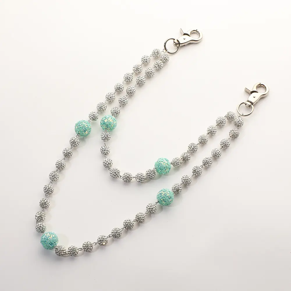 White+Green Beads