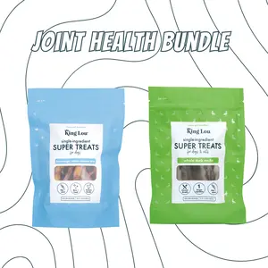 Joint Health Treats Bundle, USA 100% Sourced and Produced, Healthy Single-Ingredient Human-Grade Natural Treats for Dogs and Cats- Exclusive Bundle Pack