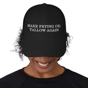 Make Frying Oil Tallow Again - MAHA Dad Hat Support RFK Jr + Joel Salatin of Polyface Farm