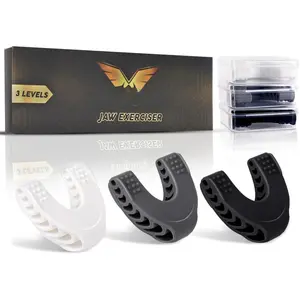Elegancy Jaw Exerciser |   Face & Jawline Trainer |   Double Chin Reducer |   Mewing Device & Jaw Sharpener Facial Silicone