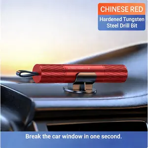 Elegant Black 2026 Upgraded Car Safety Hammer| One-Second Window Breaker & Seatbelt Cutter| Hardened Tungsten Steel| Works Underwater| Driver’s Emergency Essential survival kit