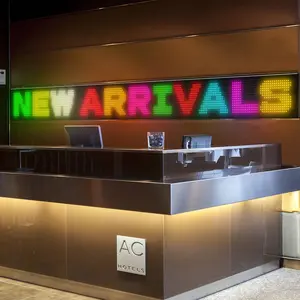 LED Flexible Display Screen Extra-Large Size: 7.56*69.37 Inches with App & Remote Control, Color LED Sign Board for Store Shop Advertisement Display, TikTok Shop Holiday Haul, IP65 Waterproof Soft Large Screen for Window and Front Desk Advertising