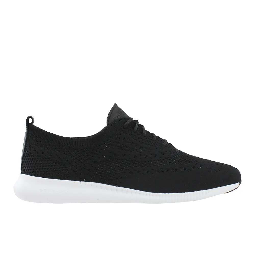 Cole Haan Womens 2.Zerogrand Stitchlite Oxford Perforated Lace Up Sneakers Shoes Casual - Black