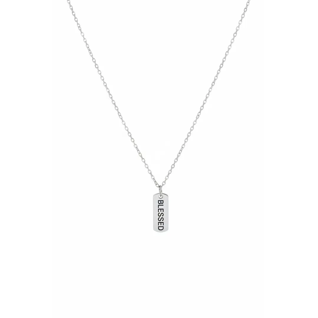 Affirmation Silver Necklace