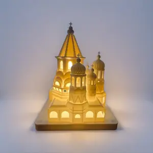St. Basil Lamp, 3D Printed Accent Light, Modular Luminark Collection