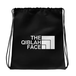 BAG Drawstring - THE QIBLAH FACE - Black