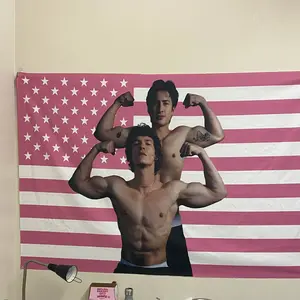 Vintage Heated Rivalry Tapestry, Retro Game Day Flag, Sports Aesthetic Wall Decor, Classic Competition Banner, Bedroom Dorm Decor for Fans, Hudson Williams Connor Storrie Chemistry Flag