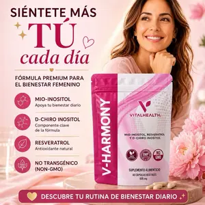 V-Harmony Women’s Wellness Formula with Myo-Inositol, D-Chiro Inositol & Resveratrol | 60 Capsules