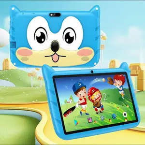 [Kids Educational Tablet]7" IPS Cartoon-Style Screen | 4GB RAM + 64GB Storage | Smart Early Learning Games | Adorable Birthday Gift Box Set
