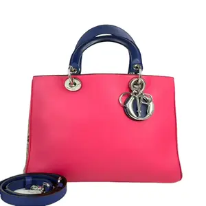 Pre-owned Dior Leather Shoulder Bags Pink Diorissimo Shoulder Bag