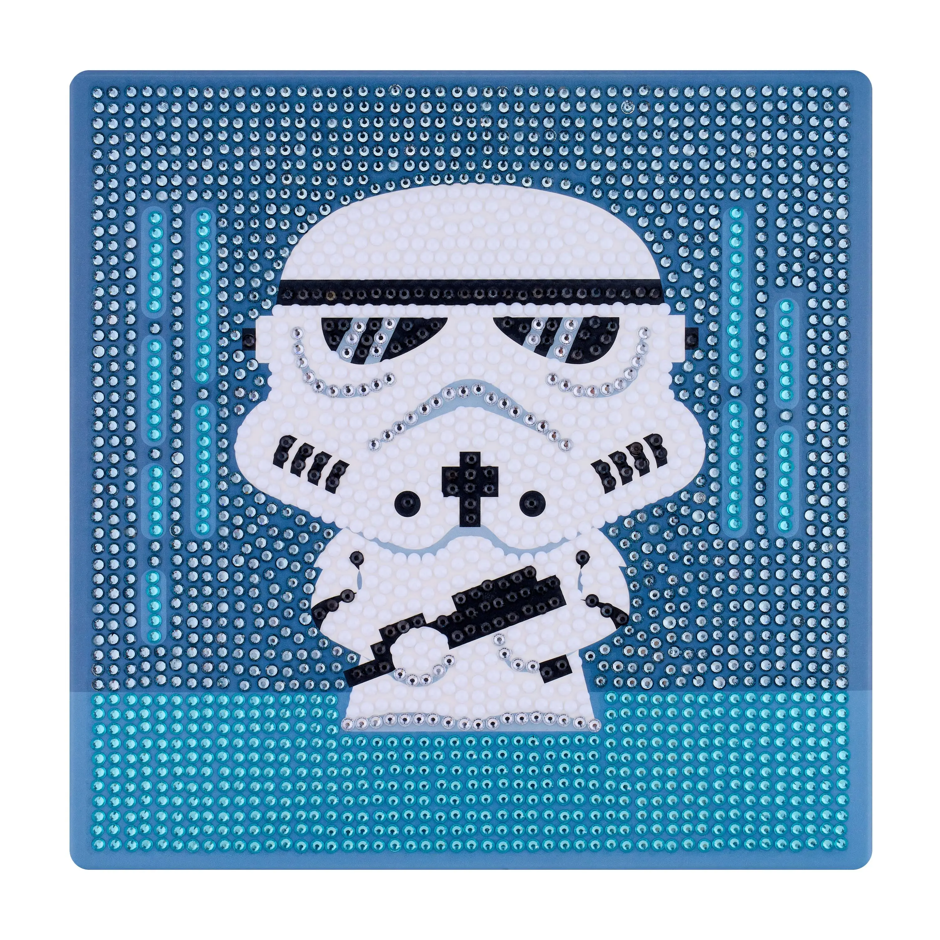 Diamond Art Club® Galactic Guard (Stormtrooper) - Easy Gem™ Sparkle Boards Diamond Painting Kit