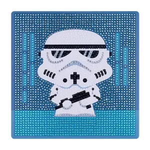 Diamond Art Club® Galactic Guard (Stormtrooper) - Easy Gem™ Sparkle Boards Diamond Painting Kit