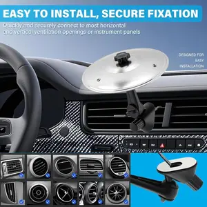 Car Air Vent Crash Cymbal with 2 Mini Drumsticks Portable Musical Accessory for Enthusiasts Fun Gift for Musicians Easy Install Secure Fixation Christmas gifts /New year gifts