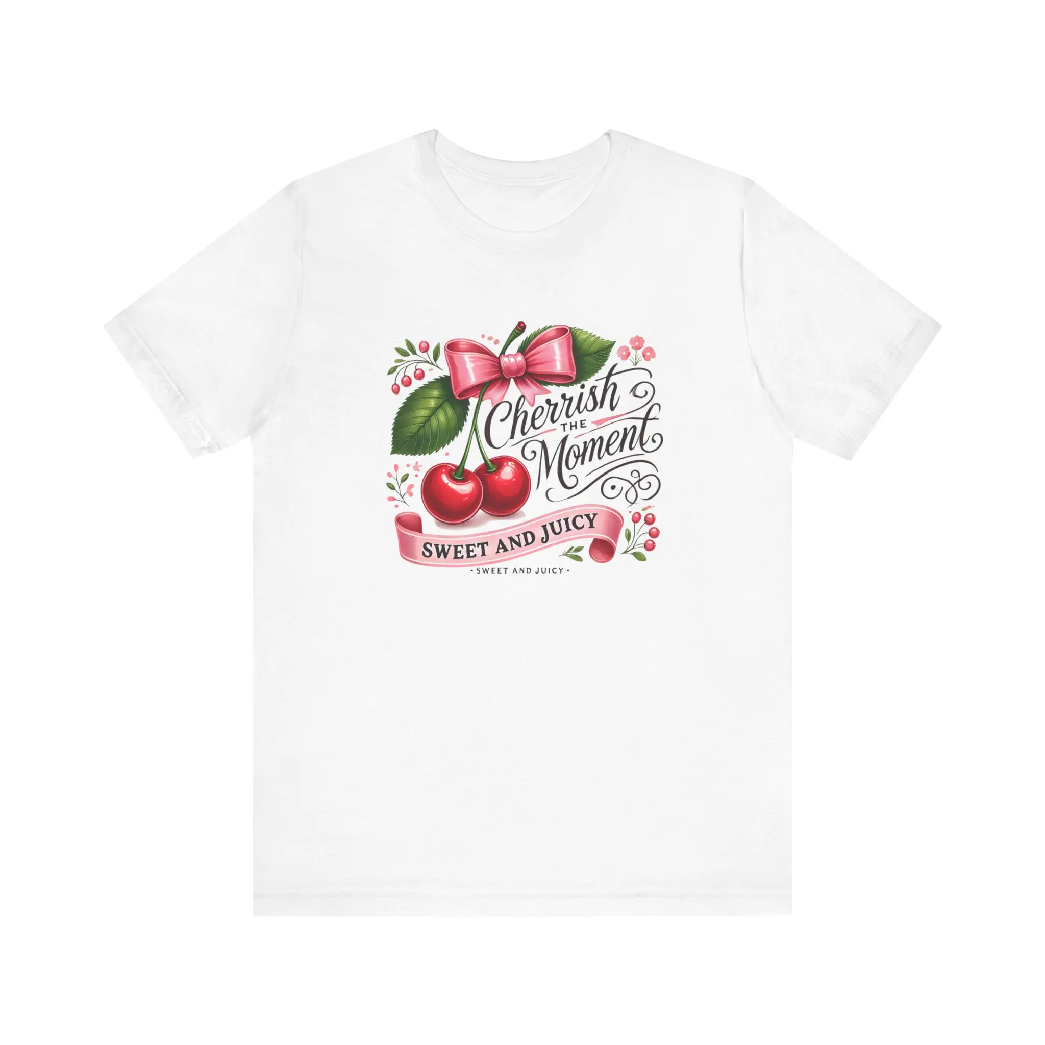 Sweet and Juicy Cherry T-Shirt, Cute Fruit Tee, Gift for Gardeners, Casual Summer Wear, Perfect for Picnics, Fun Statement Shirt vintage shirts apparel