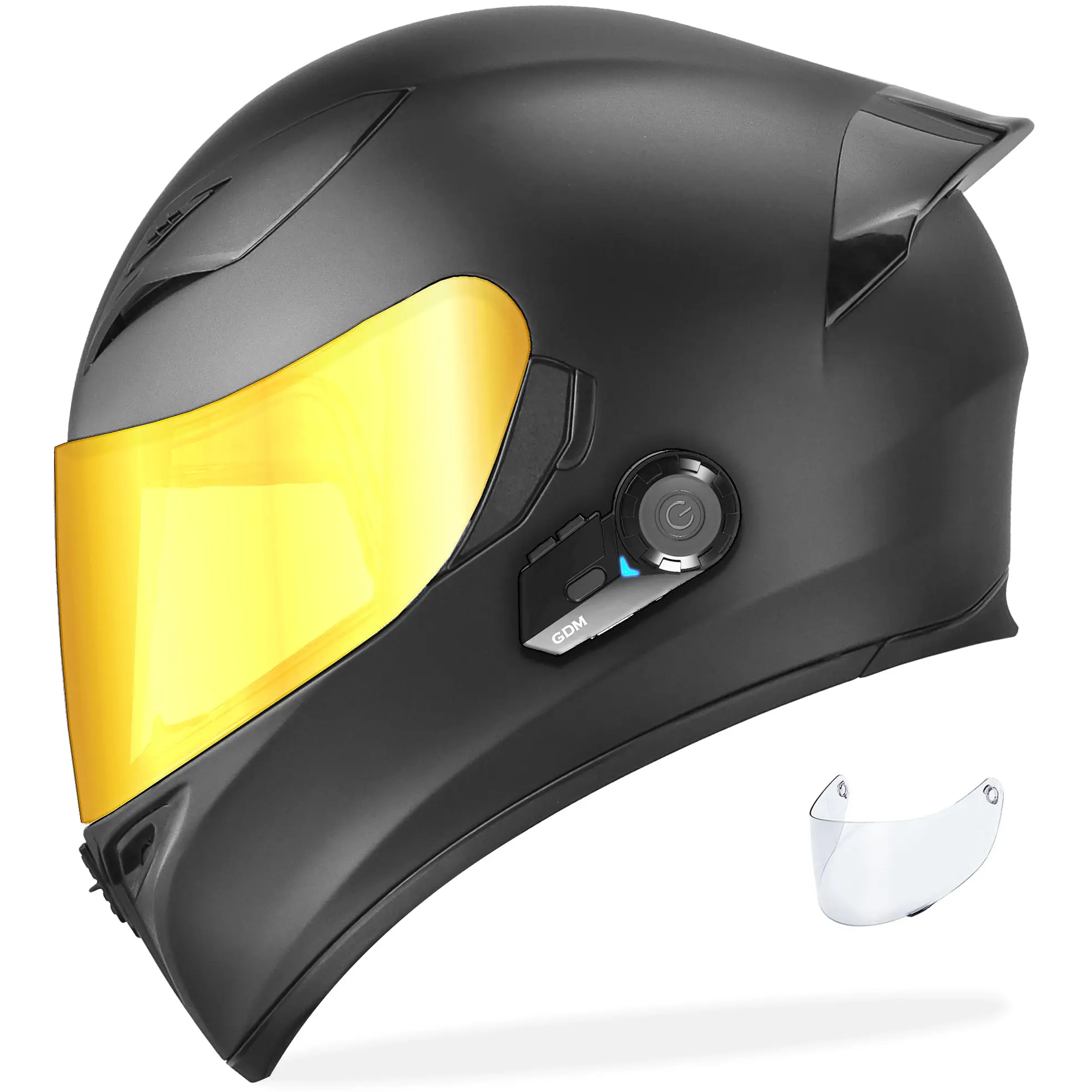 gdm motorcycle helmet Chin Mount for Ghost 218 Approved motorcycle helmet GDM GHOST2 Full Face Motorcycle Helmet Aerodynamic shell design constructed using an advanced lightweight composite poly GDM VENOM Motorcycle Helmet with
