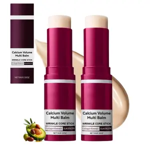 Calcium Collagen Multi Balm Stick 2pcs Set, Multi-Use Hydrating Balm for Face, Neck & Eyes, Reduces Sagging & Fine Lines, Eye Cream or Makeup Base