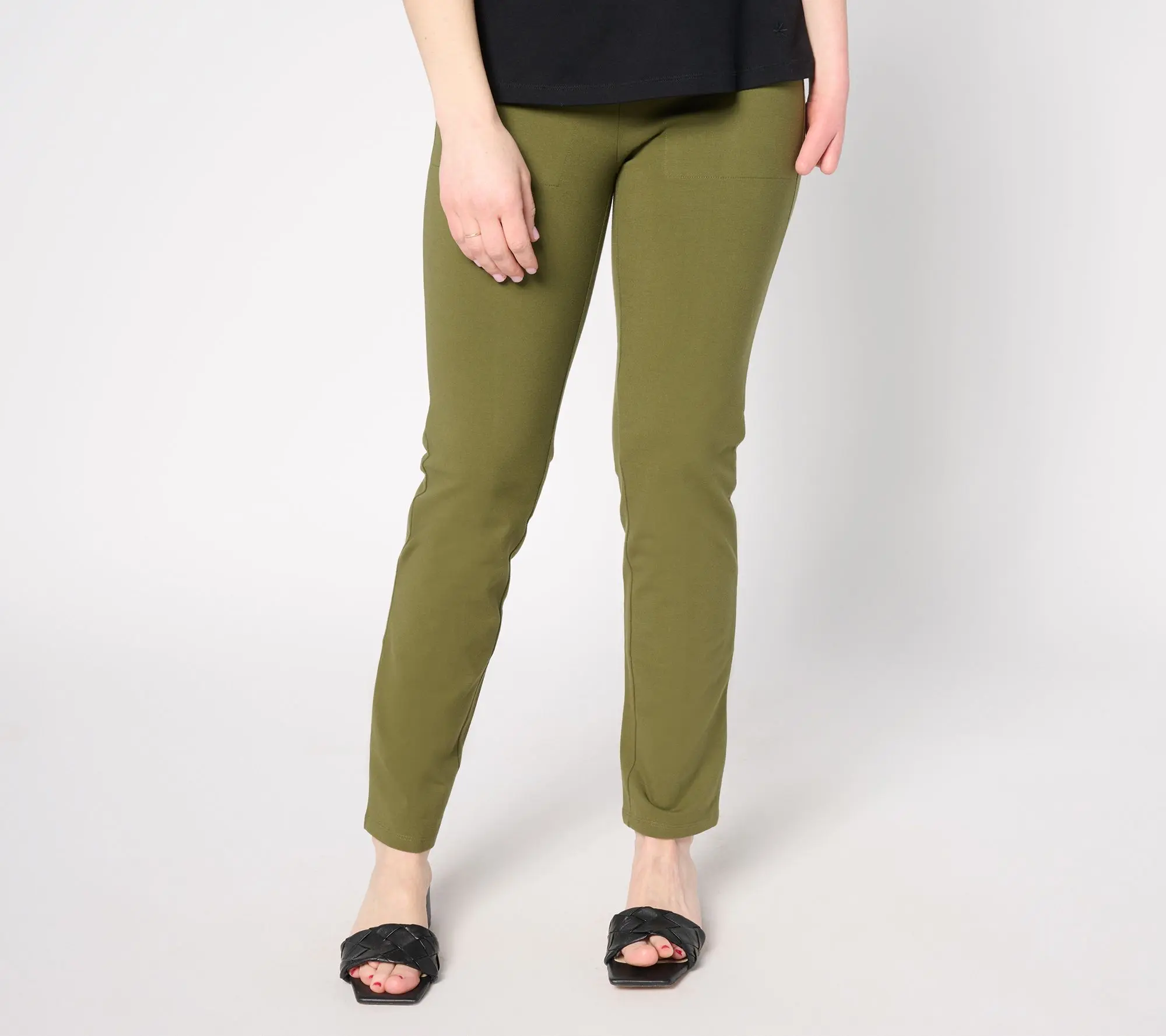 Women with Control Regular Tummy Control 86/14 Ankle Pants