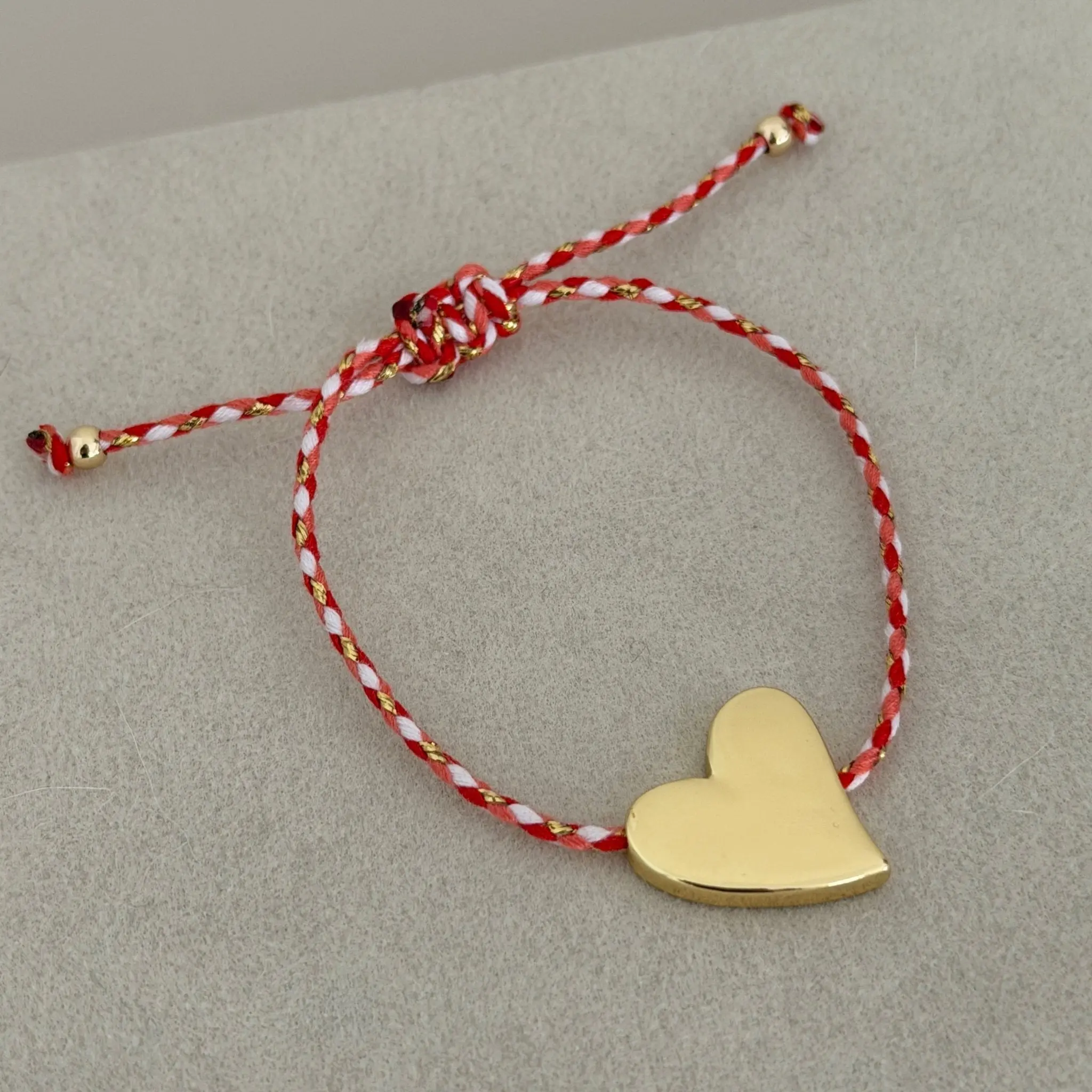 Heart Cord Bracelet