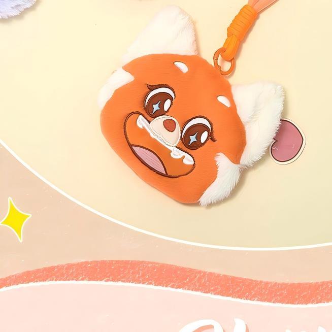 Disney Plush Season Series Coin Purse - Cute Round Mini Purse for Women Kids School, Funny Unique Soft Fabric Purses