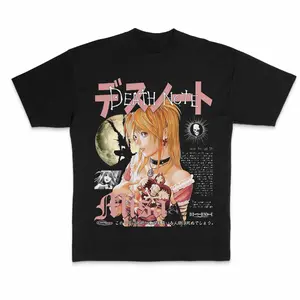 Misa Anime T-Shirt, Death Note Misa Amane Graphic Tee, Manga Fan Shirt