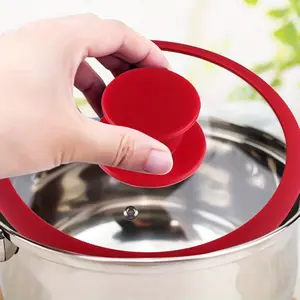 1pc/3pcs Silicone Bread Cover Button Handle, Universal Replacement Button Cap, Kitchen Utensil Bread Cover, Kitchen Accessories