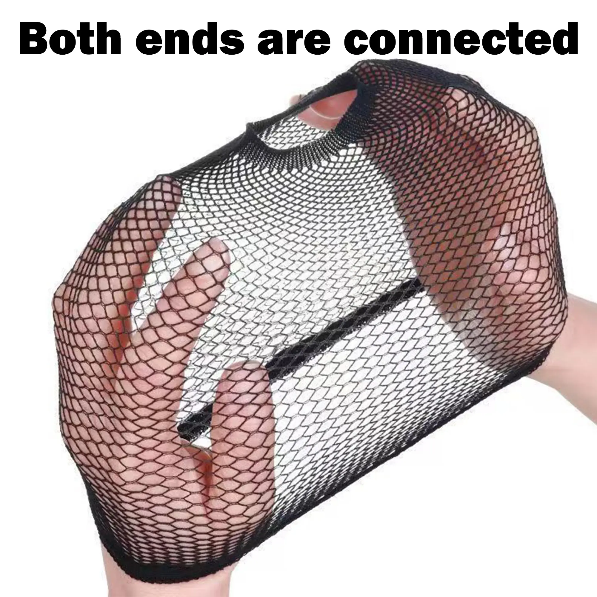 5 Counts Universal Hairnets & Styling Tools: Breathable Mesh Caps for Men & Women.