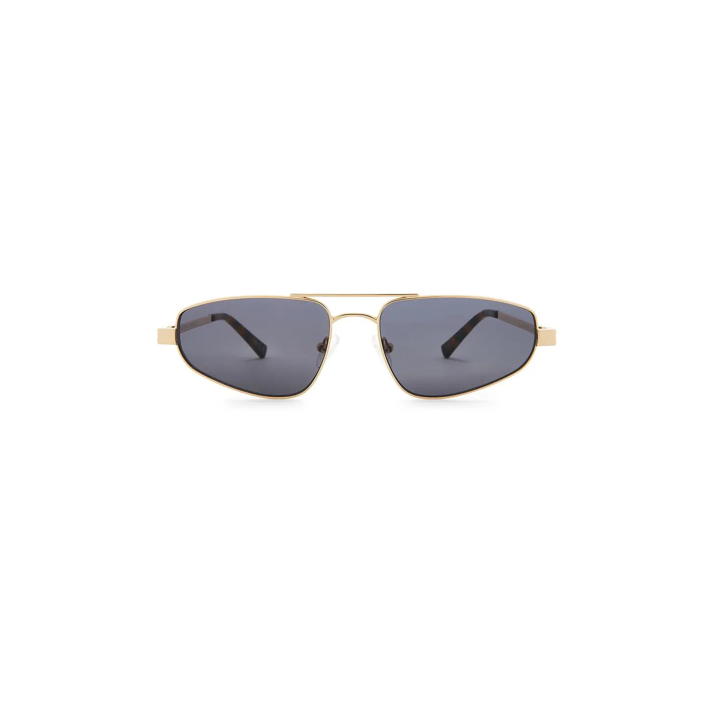 Le Specs Treasure Sunglasses in Gold & Smoke Mono